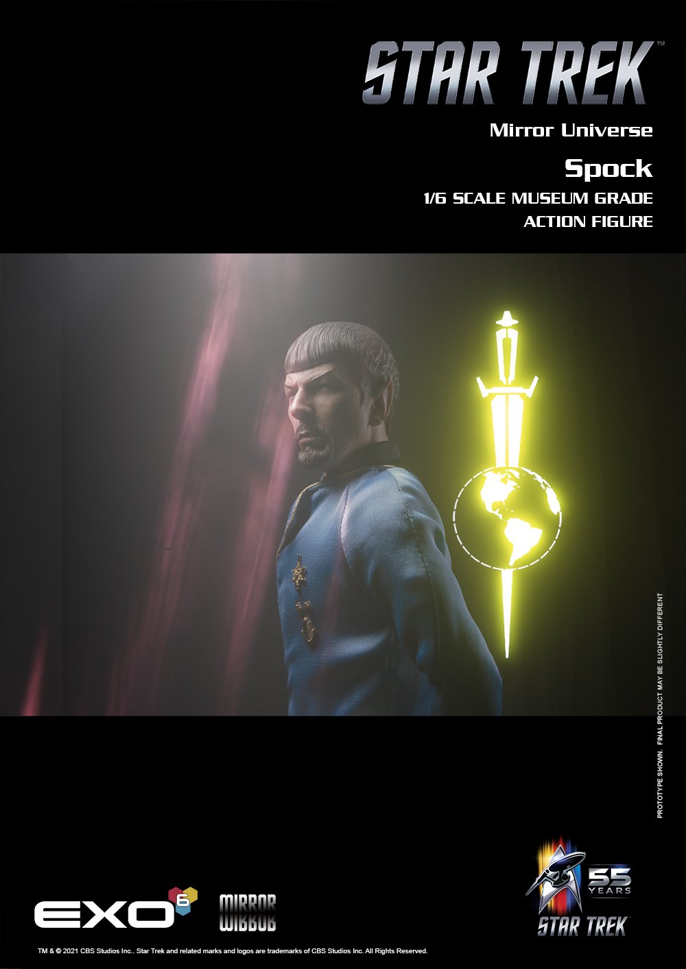 TV - NEW PRODUCT: Exo-6: Star Trek: The Original Series  SPOCK – MIRROR UNIVERSE 1/6 action figure 306df610