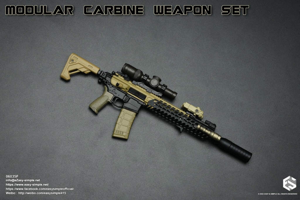 accessory - NEW PRODUCT: Easy&Simple: 06035 1/6 Scale Modular Carbine Weapon Set (6 STYLES) 31218110
