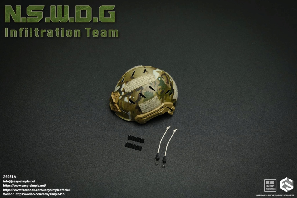 InfilitrationTeam - NEW PRODUCT: EASY AND SIMPLE 1/6 SCALE FIGURE: N.S.W.D.G INFILTRATION TEAM - (2 Versions) 33127