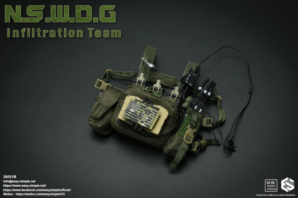 easy - NEW PRODUCT: EASY AND SIMPLE 1/6 SCALE FIGURE: N.S.W.D.G INFILTRATION TEAM - (2 Versions) 33128