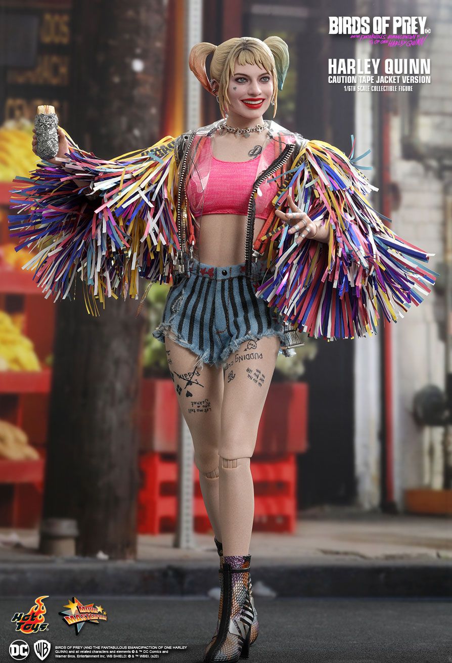 movie - NEW PRODUCT: HOT TOYS: BIRDS OF PREY HARLEY QUINN (CAUTION TAPE JACKET VERSION) 1/6TH SCALE COLLECTIBLE FIGURE 3354