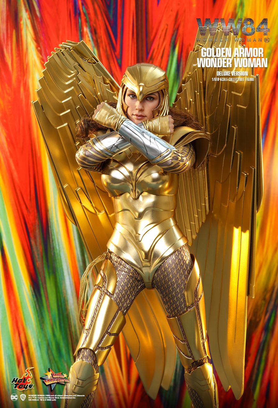 NEW PRODUCT: HOT TOYS: WONDER WOMAN 1984: GOLDEN ARMOR WONDER WOMAN 1/6TH SCALE COLLECTIBLE FIGURE (Standard & Deluxe Versions) 3387