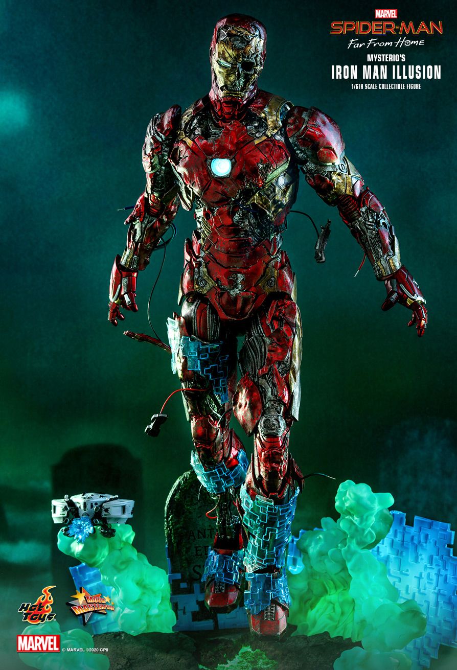 IronManIllusion - NEW PRODUCT: HOT TOYS: SPIDER-MAN: FAR FROM HOME MYSTERIO’S IRON MAN ILLUSION 1/6TH SCALE COLLECTIBLE FIGURE 3403