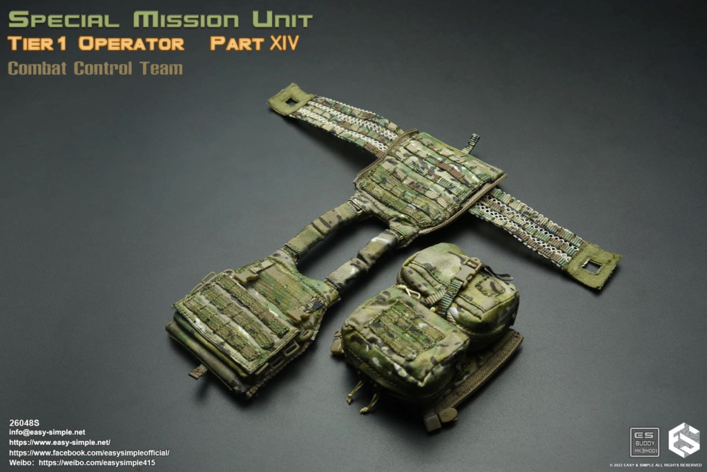 NEW PRODUCT: Easy&Simple: 26048S 1/6 scale SMU Tier1 Operator Part XIV Combat Control Team  34119