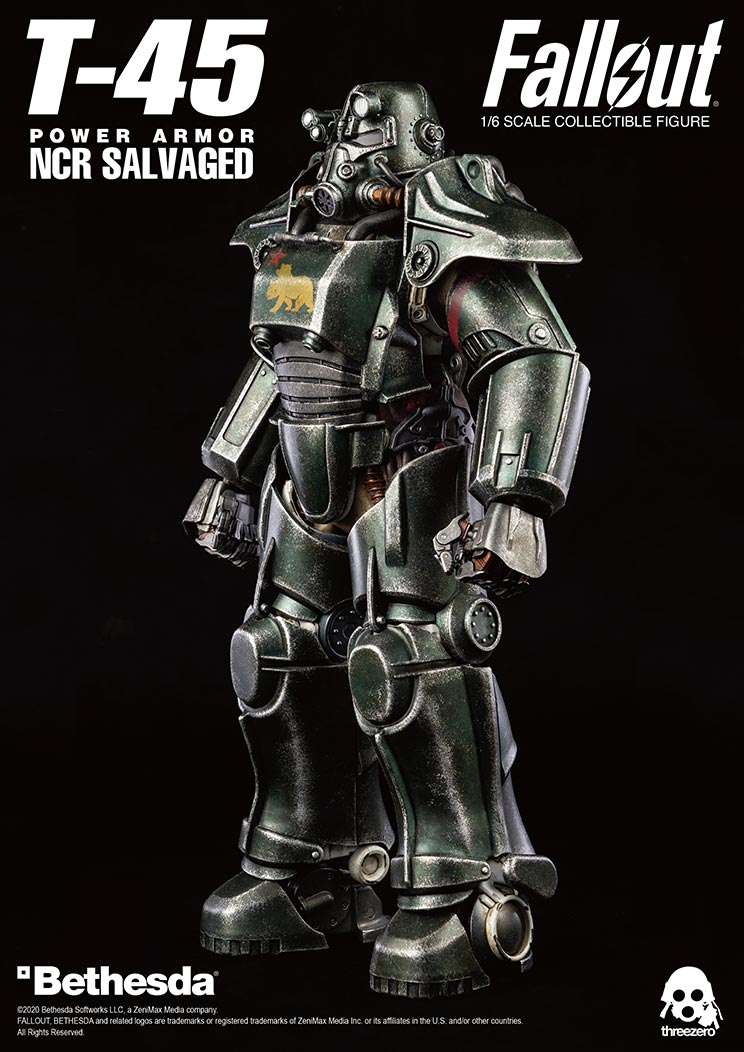 T-45 - NEW PRODUCT: Threezero: 1/6 scale Fallout T-45 NCR Salvaged Power Armor 3429