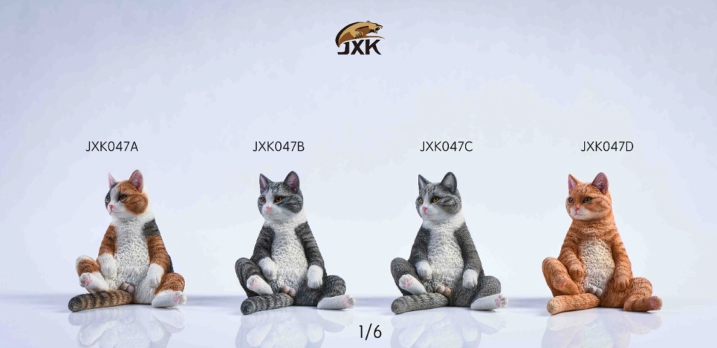 JXK - NEW PRODUCT: JXK: /6 Lazy Cat Series Chinese Pastoral Cat 2.0 with chair JXK047 3452
