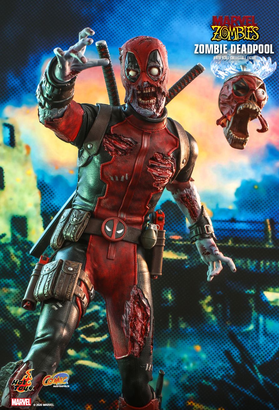 NEW PRODUCT HOT TOYS MARVEL ZOMBIES ZOMBIE DEADPOOL 1