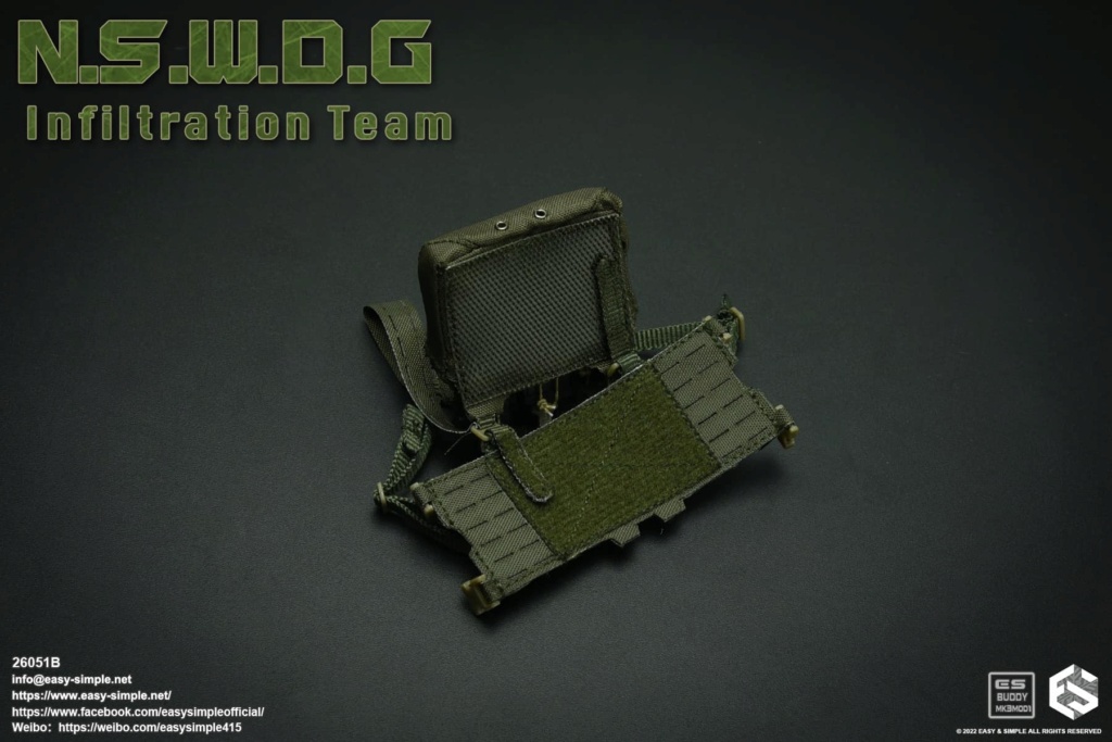 InfilitrationTeam - NEW PRODUCT: EASY AND SIMPLE 1/6 SCALE FIGURE: N.S.W.D.G INFILTRATION TEAM - (2 Versions) 35116