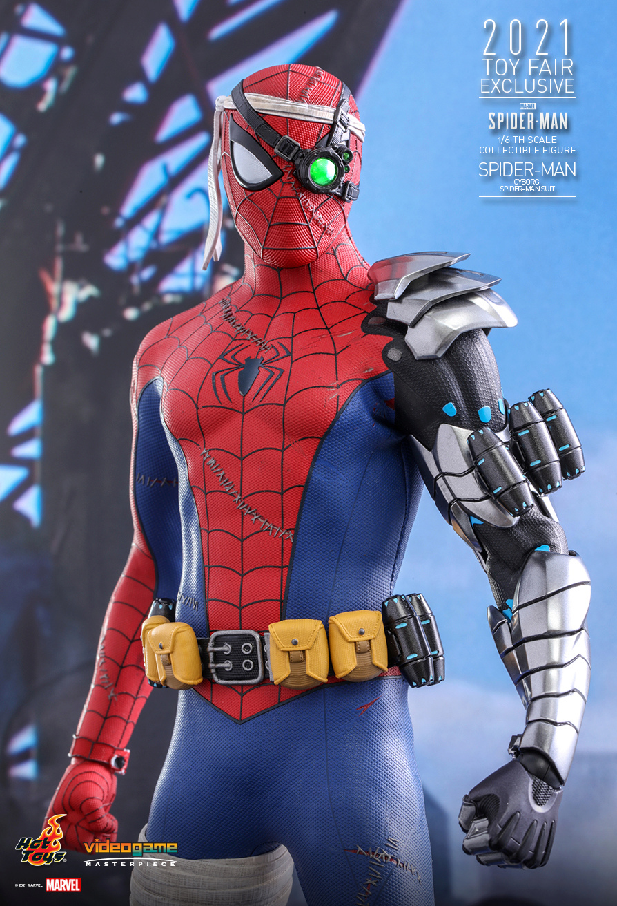 NEW PRODUCT: HOT TOYS: MARVEL'S SPIDER-MAN SPIDER-MAN (CYBORG SPIDER-MAN SUIT) 1/6TH SCALE COLLECTIBLE FIGURE 3546