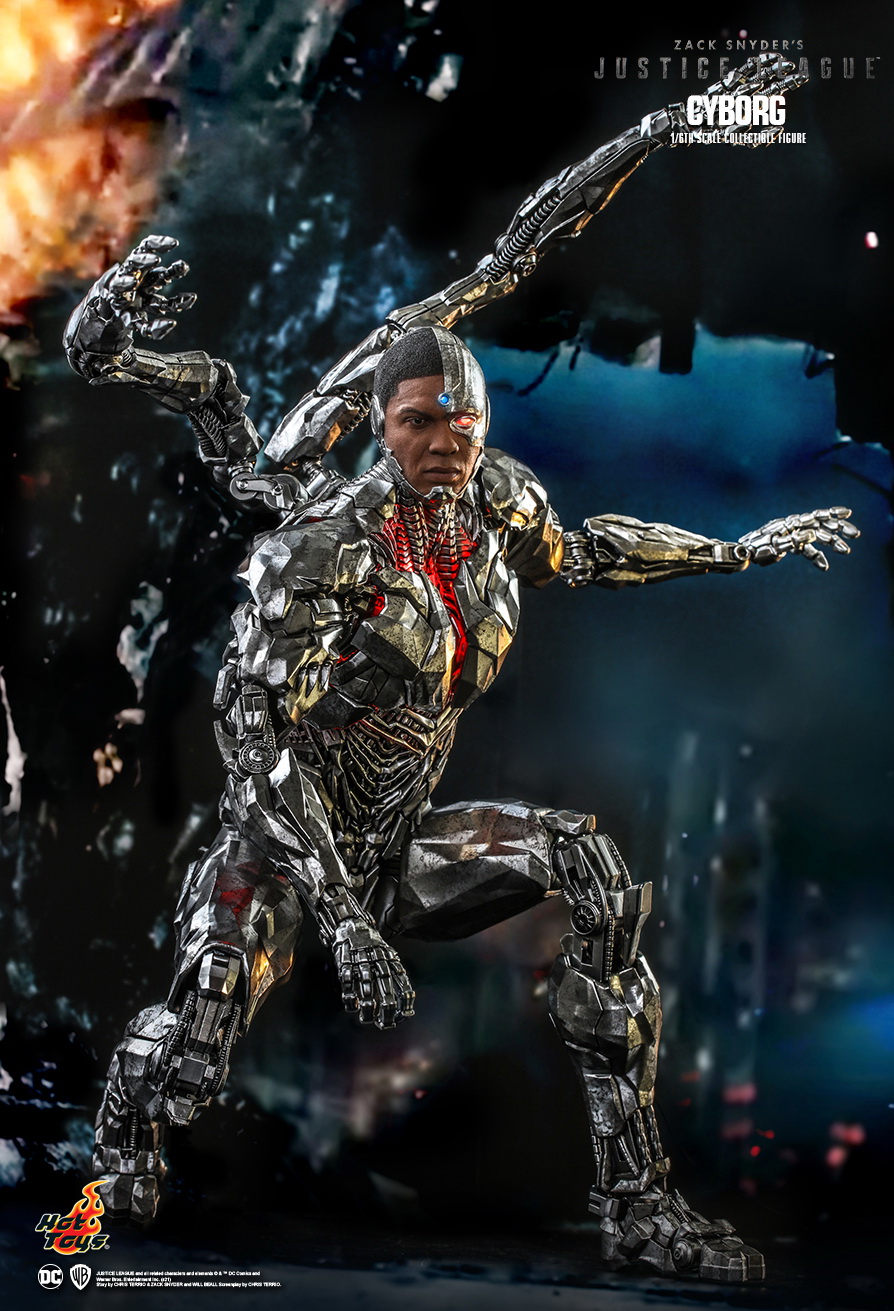 Cyborg - NEW PRODUCT: HOT TOYS: ZACK SNYDER'S JUSTICE LEAGUE CYBORG 1/6TH SCALE COLLECTIBLE FIGURE 3550