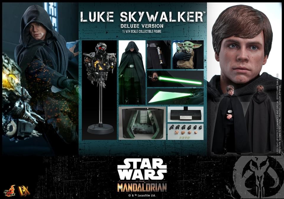 Sci-Fi - NEW PRODUCT: HOT TOYS: STAR WARS: THE MANDALORIAN™ LUKE SKYWALKER™ (DELUXE VERSION) 1/6TH SCALE COLLECTIBLE FIGURE 3553