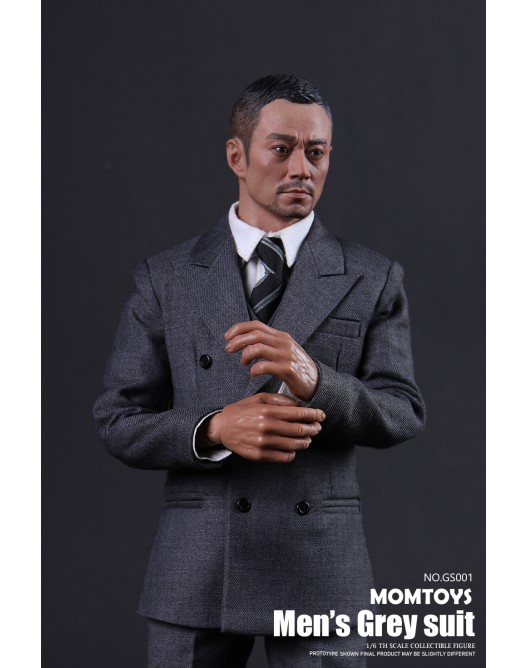 clothing - NEW PRODUCT: MOMTOYS: GS001 1/6 Scale Grey Suit Set 35651f10