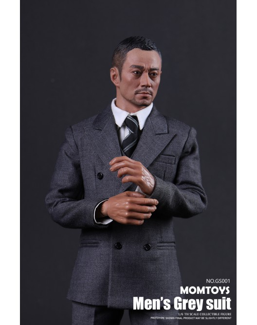 Clothing - NEW PRODUCT: MOMTOYS: GS001 1/6 Scale Grey Suit Set 35651f10