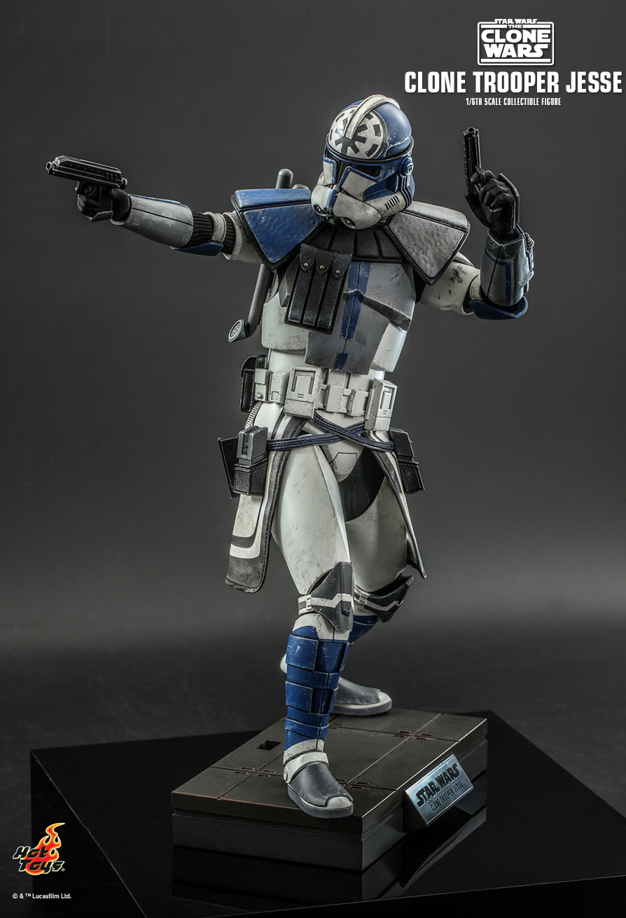 NEW PRODUCT: HOT TOYS: STAR WARS: THE CLONE WARS CLONE TROOPER JESSE 1/6TH SCALE COLLECTIBLE FIGURE 3598