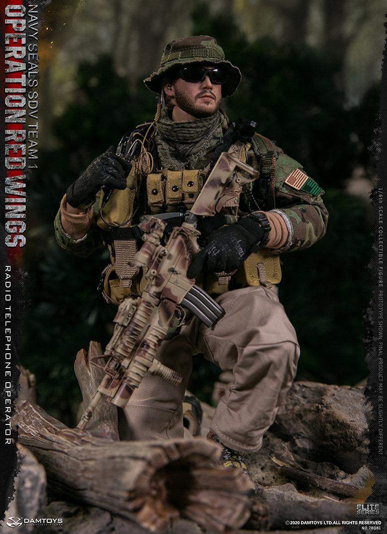 OperationRedWings - NEW PRODUCT: DAM TOYS: OPERATION RED WINGS NAVY SEALS SDV TEAM 1 RADIO TELEPHONE OPERATOR 1/6 SCALE ACTION FIGURE 78081 3603