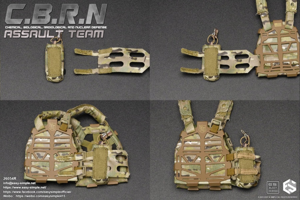 CBRN - NEW PRODUCT: Easy&Simple: 26054R 1/6 Scale CBRN Assault Team 37101
