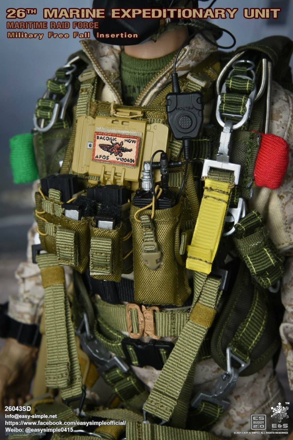 ModernMilitary - NEW PRODUCT: Easy & Simple: 1/6 26TH MEU MRF Military Free Fall Insertion Limited Edition (26043SD) 37202158