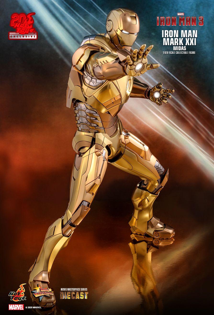 IronMan3 - NEW PRODUCT: HOT TOYS: IRON MAN 3 IRON MAN MARK XXI (MIDAS) 1/6TH SCALE COLLECTIBLE FIGURE 384e3510