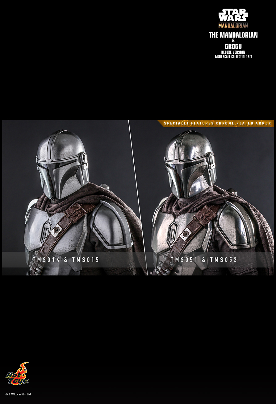 DeluxeSet - NEW PRODUCT: HOT TOYS: STAR WARS: THE MANDALORIAN™ THE MANDALORIAN™ AND GROGU™ (SEASON TWO DELUXE VERSION) 1/6TH SCALE COLLECTIBLE SET 3864a110