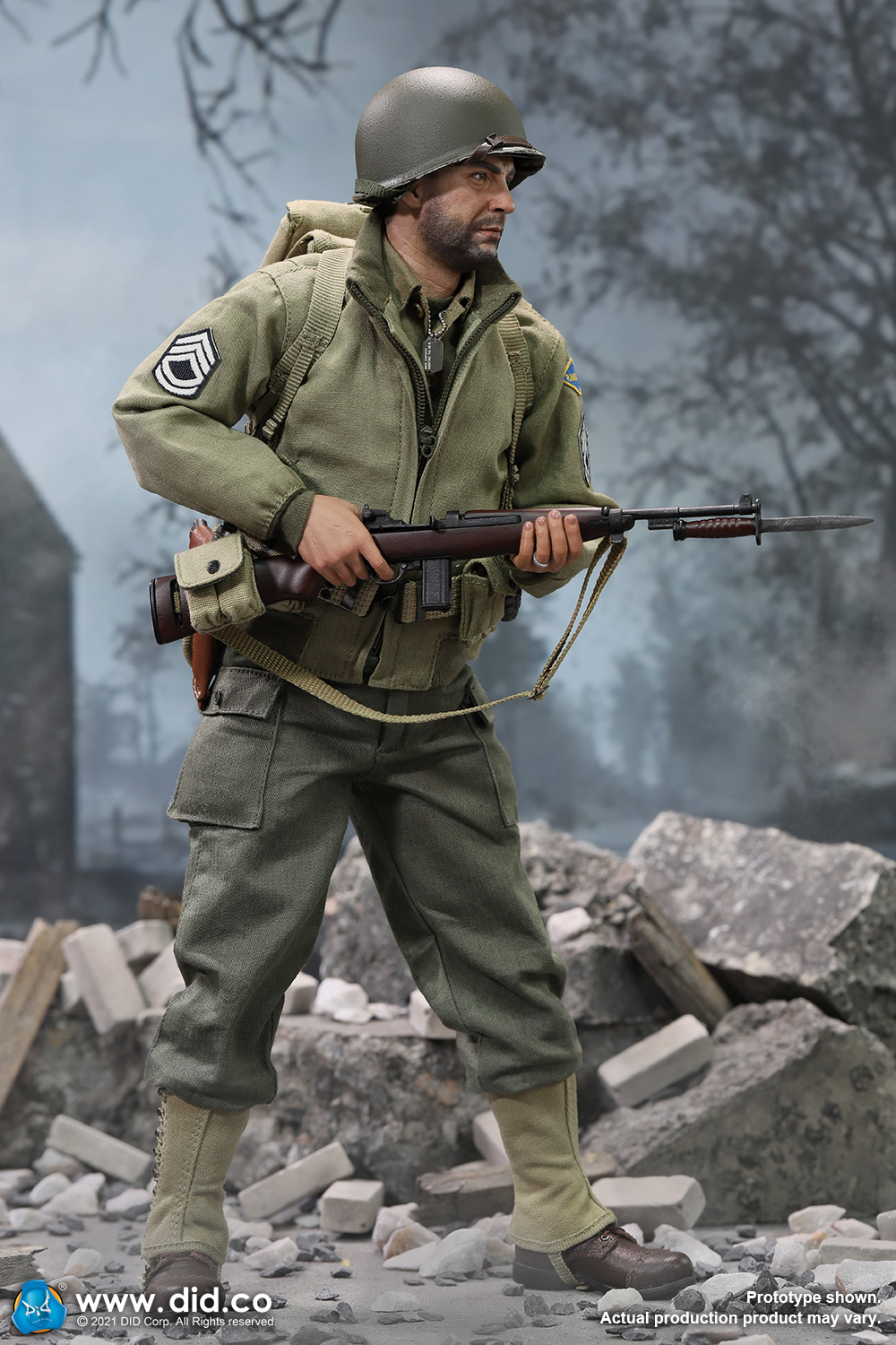 NEW PRODUCT: DiD: 1/6 scale A80150  WWII US 2nd Ranger Battalion Series 5 – Sergeant Horvath 3921