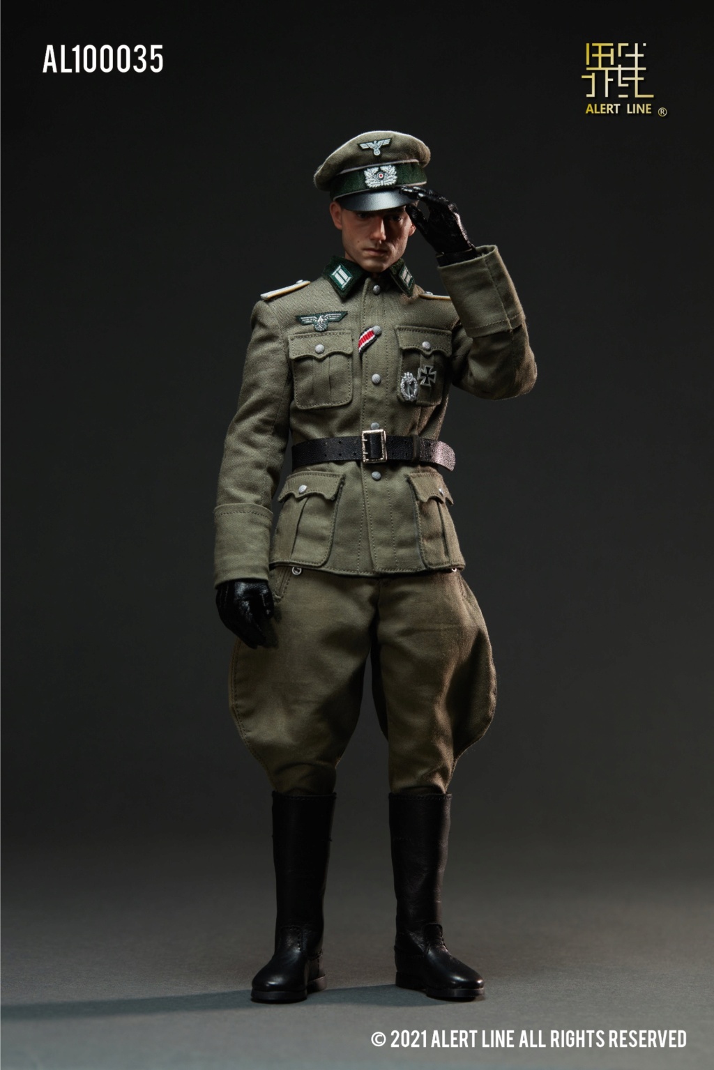 WWII - NEW PRODUCT: Alert Line: 1/6 German army officer/soldier of World War II #AL100035/AL100036 3a127710