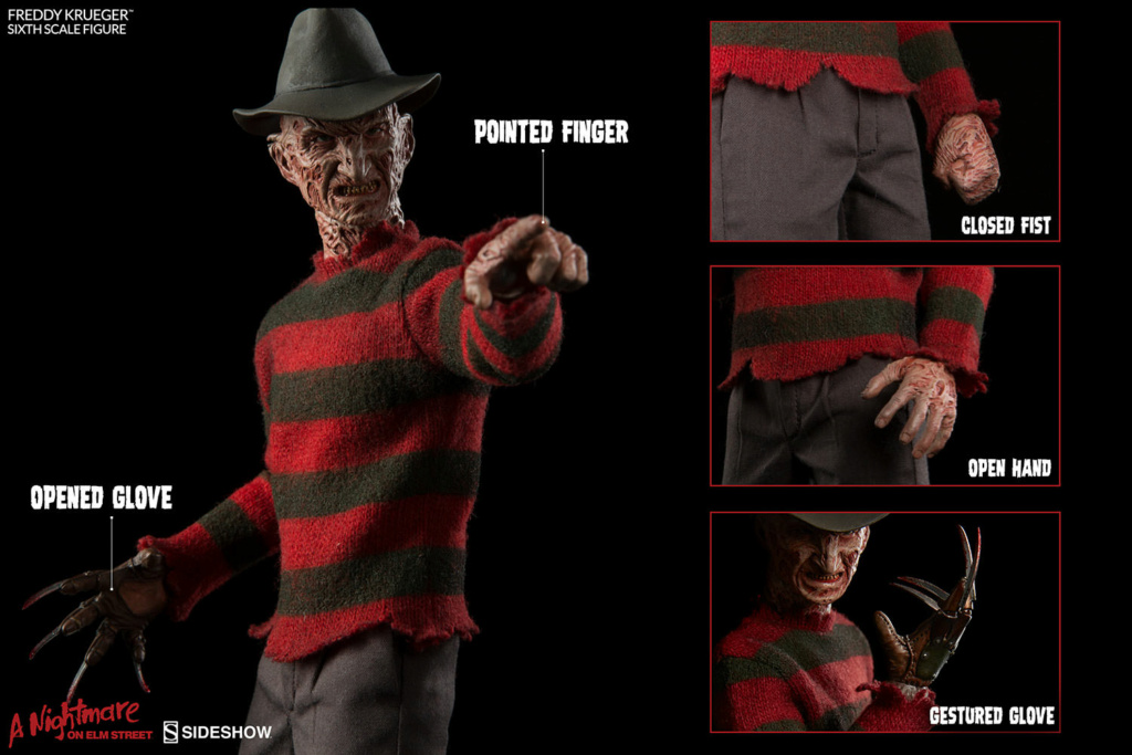 NEW PRODUCT: Sideshow Collectibles: 1/6 Nightmare on Elm Street - Freddy Krueger / Freddy Krueger Action Figure #100359 3b8ec410