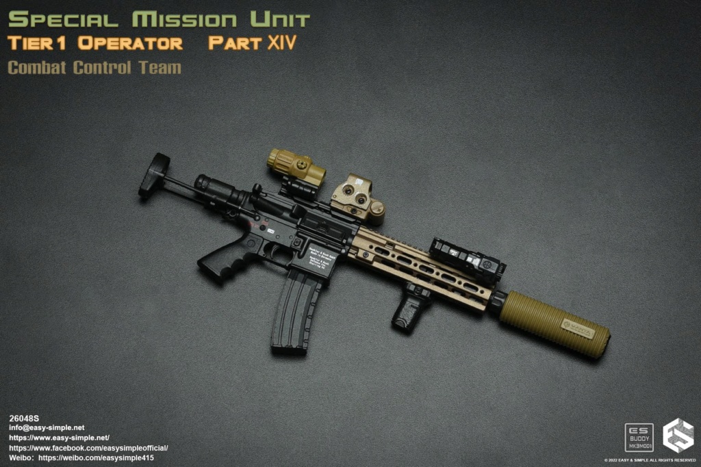 SpecialMissionUnit - NEW PRODUCT: Easy&Simple: 26048S 1/6 scale SMU Tier1 Operator Part XIV Combat Control Team  4033