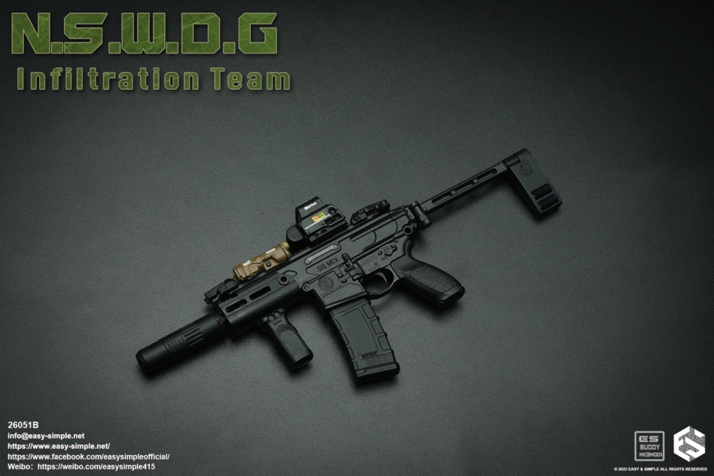 NEW PRODUCT: EASY AND SIMPLE 1/6 SCALE FIGURE: N.S.W.D.G INFILTRATION TEAM - (2 Versions) 4038