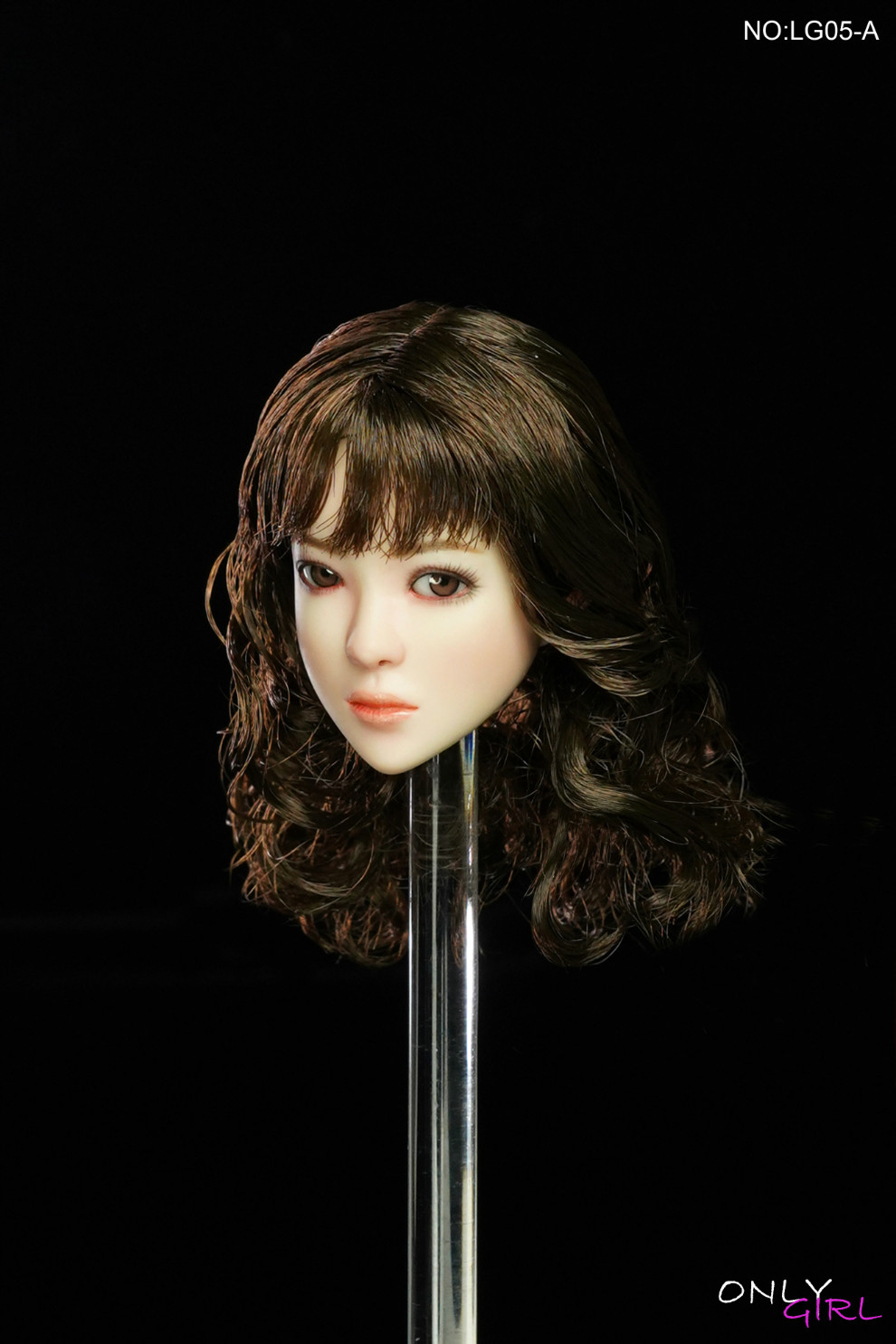 young - NEW PRODUCT: ONLYGIRL: 1/6 LG05 movable eye female head carving - ABC three models 4196