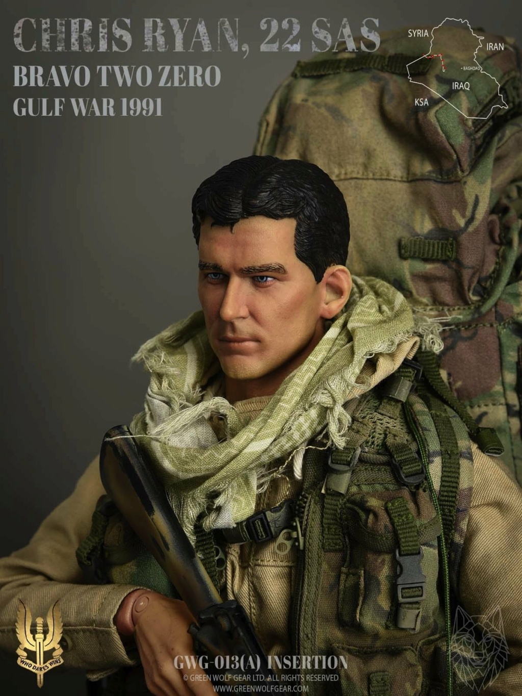 NEW PRODUCT: GREEN WOLF STUDIOS: CHRIS RYAN, 22 SAS INSERTION VERSION SKU: GWG-013 (A) 42108