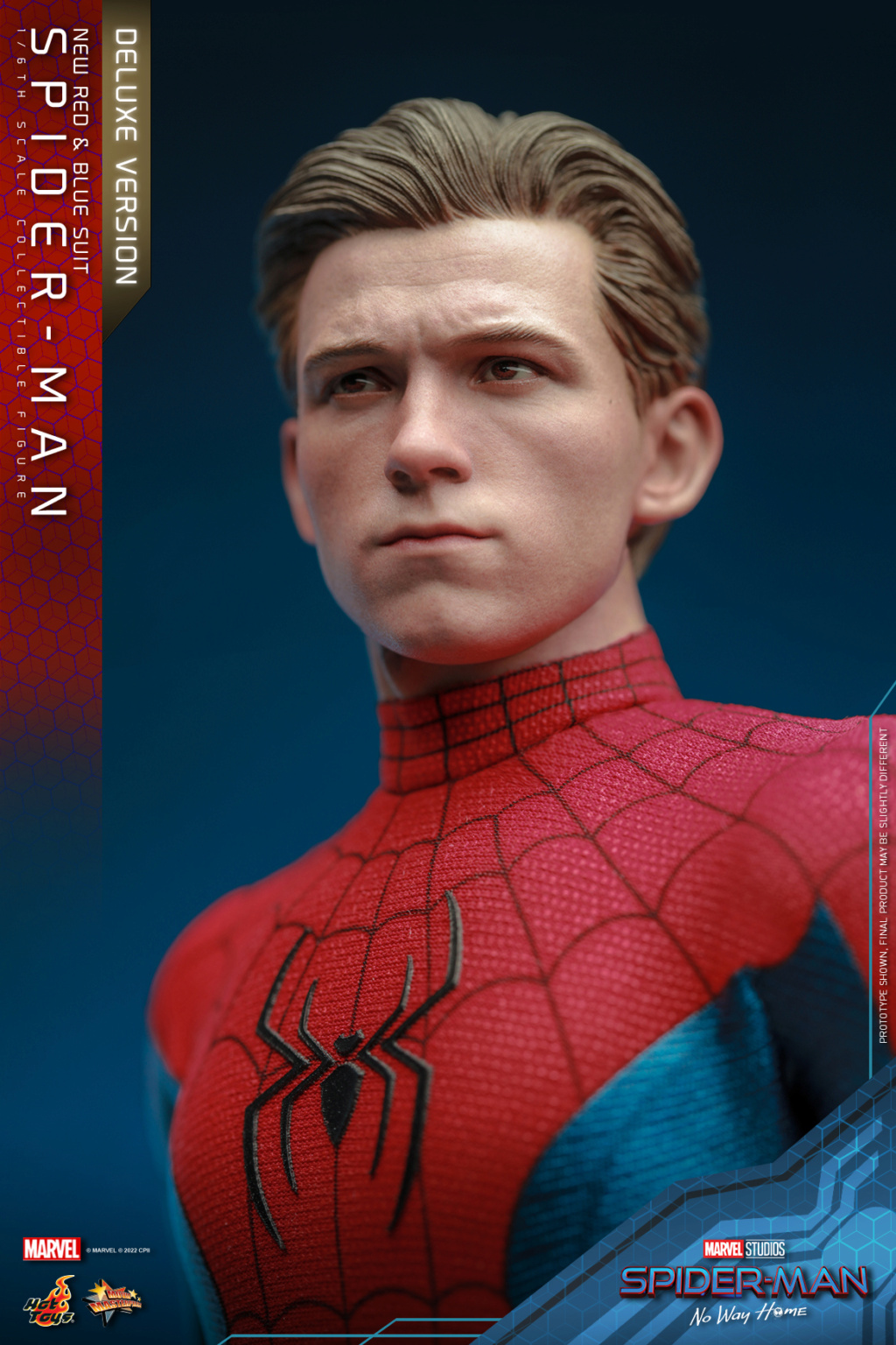NEW PRODUCT: HOT TOYS: SPIDER-MAN: NO WAY HOME SPIDER-MAN (NEW RED AND BLUE SUIT) 1/6TH SCALE COLLECTIBLE FIGURE (standard & deluxe) 42165910