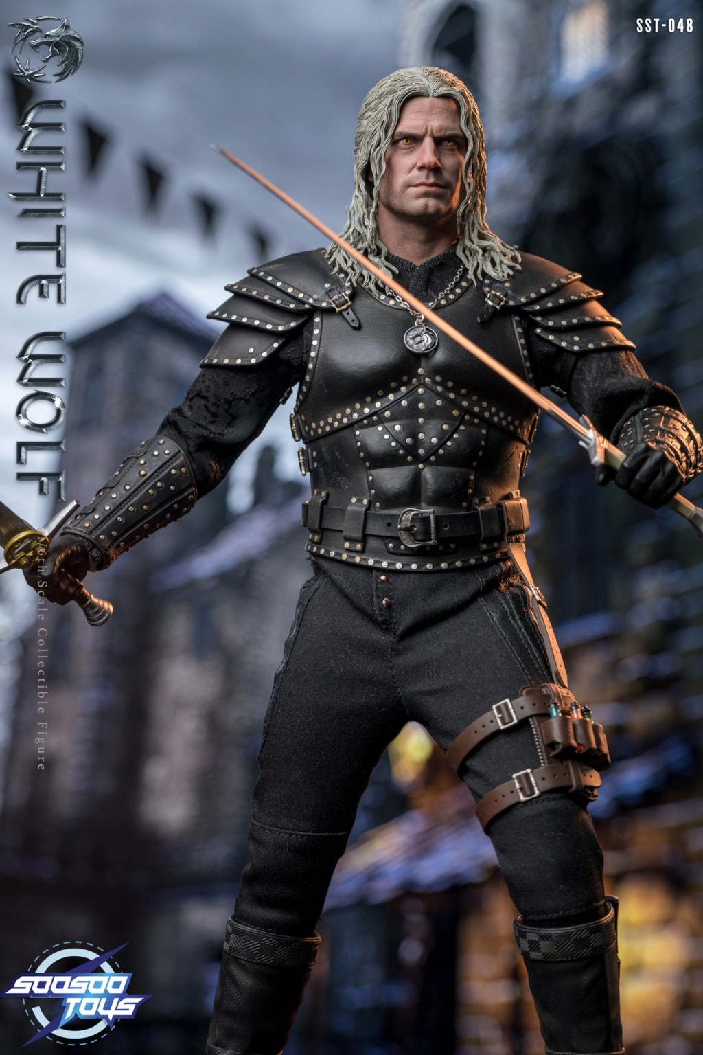 fantasy - NEW PRODUCT: SooSooToys: 1/6 SST-048 White Wolf action figure 42878710