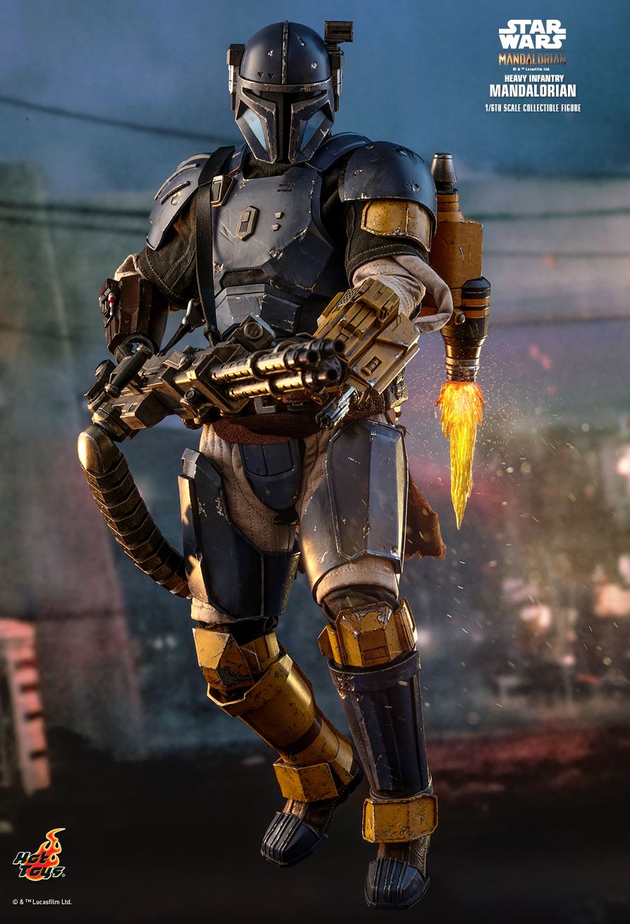 NEW PRODUCT: HOT TOYS: THE MANDALORIAN: HEAVY INFANTRY MANDALORIAN 1/6TH SCALE COLLECTIBLE FIGURE 4294