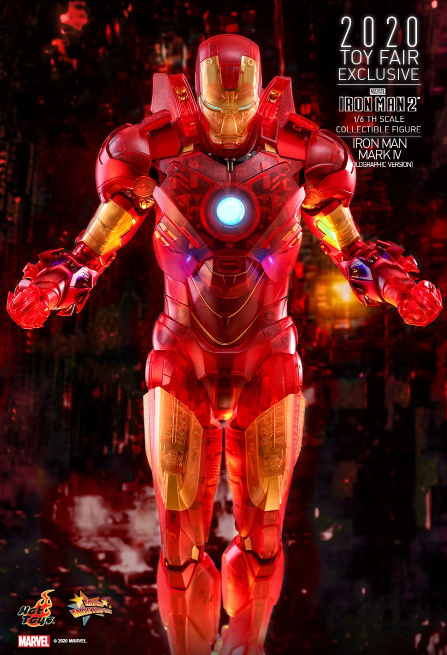 Hot toys Iron Man 2 - 1/6th scale Iron Man Mark IV (Holographic Version) Collectible Figure 4369