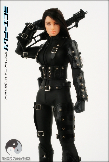 NEW PRODUCT: Six-pointed star: 1/6 female agent combat suit stealth suit  4489