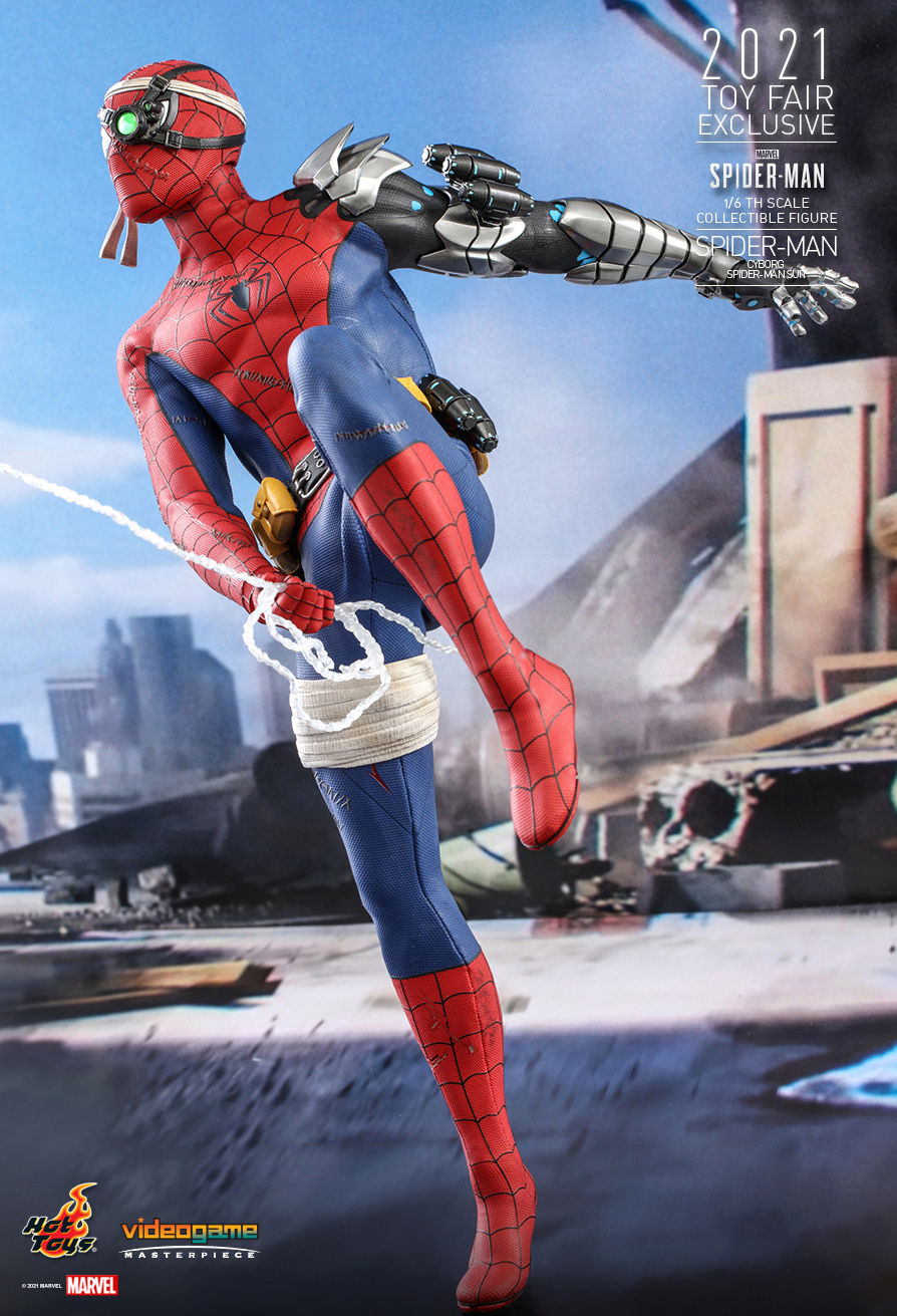 NEW PRODUCT: HOT TOYS: MARVEL'S SPIDER-MAN SPIDER-MAN (CYBORG SPIDER-MAN SUIT) 1/6TH SCALE COLLECTIBLE FIGURE 4495