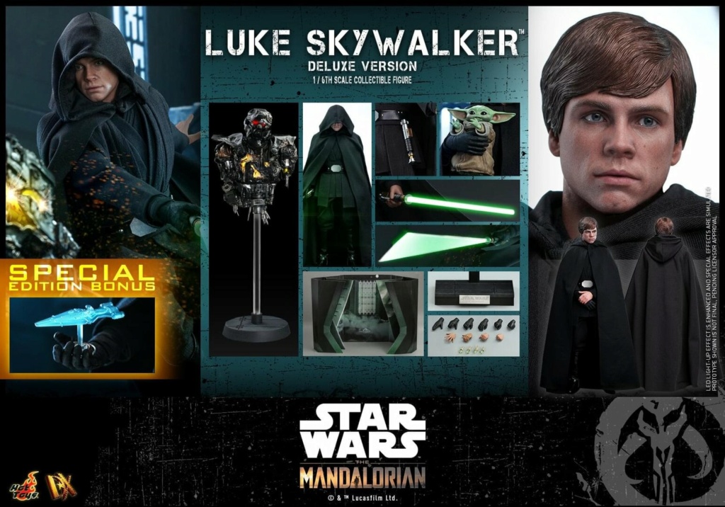 disney - NEW PRODUCT: HOT TOYS: STAR WARS: THE MANDALORIAN™ LUKE SKYWALKER™ (DELUXE VERSION) 1/6TH SCALE COLLECTIBLE FIGURE 4502
