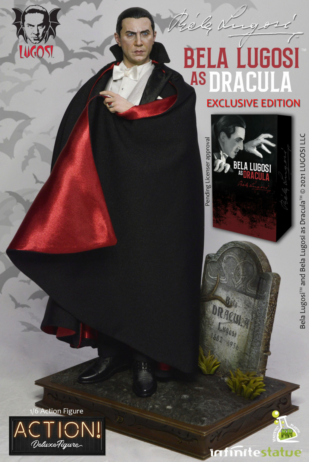 kausticplastik - NEW PRODUCT: Kaustic Plastik & Infinite Statue: Bela Lugosi as Dracula (standard, deluxe & exclusive) action figure 4555