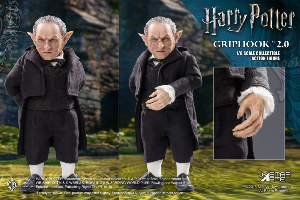 HarryPotter - NEW PRODUCT: [SA-0060] Star Ace 1/6 Griphook 2.0 in Harry Potter 7.7" Tall 460