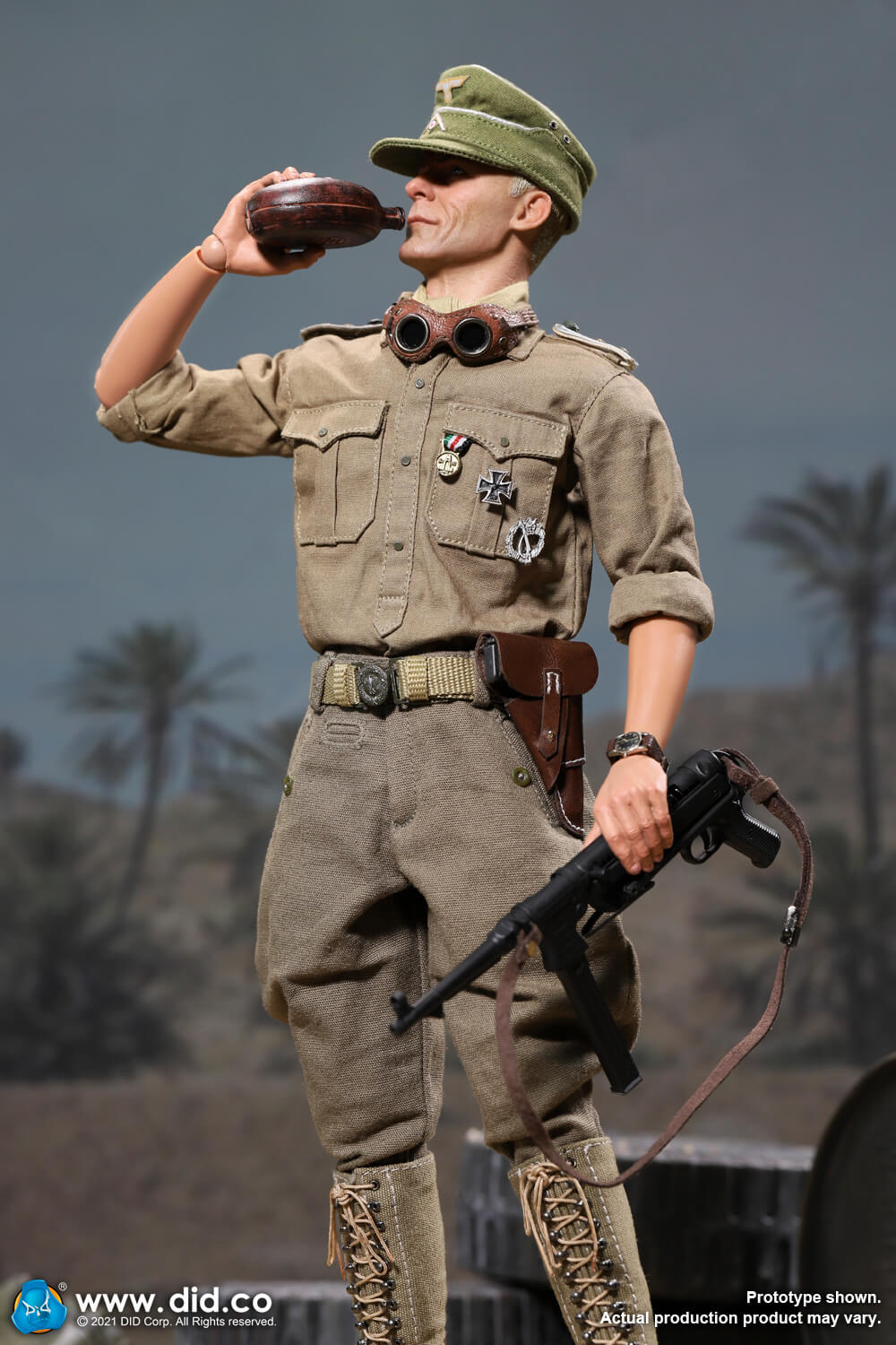 ww2 - NEW PRODUCT: DiD: D80151 WW2 German Afrika Korps Infantry Captain – Wilhem 4621