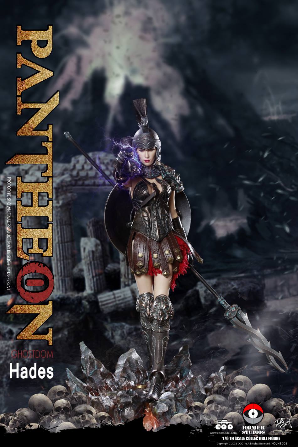 Hades - NEW PRODUCT: COO MODEL X HOMER 1/6th scale PANTHEON - Hades Goddess of the Underworld 12" Figure 467