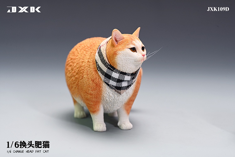 feline - NEW PRODUCT: JXK new 1/6 fat cat JXK109 animal model  46ff1710