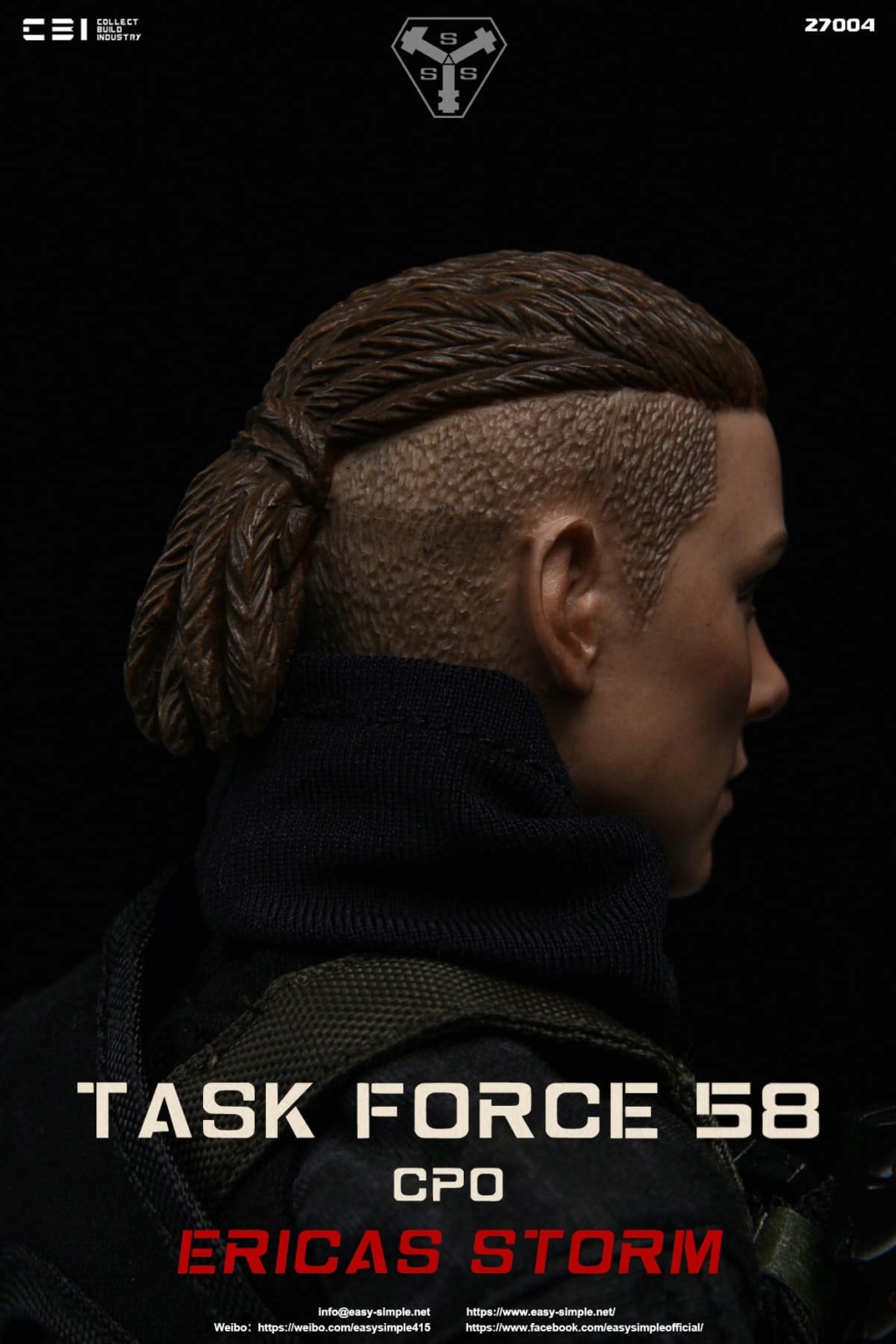 Female - NEW PRODUCT: CBI & Easy&Simple: 27004 1/6 ERICA STORM - TASK FORCE 58 CPO action figure 4731