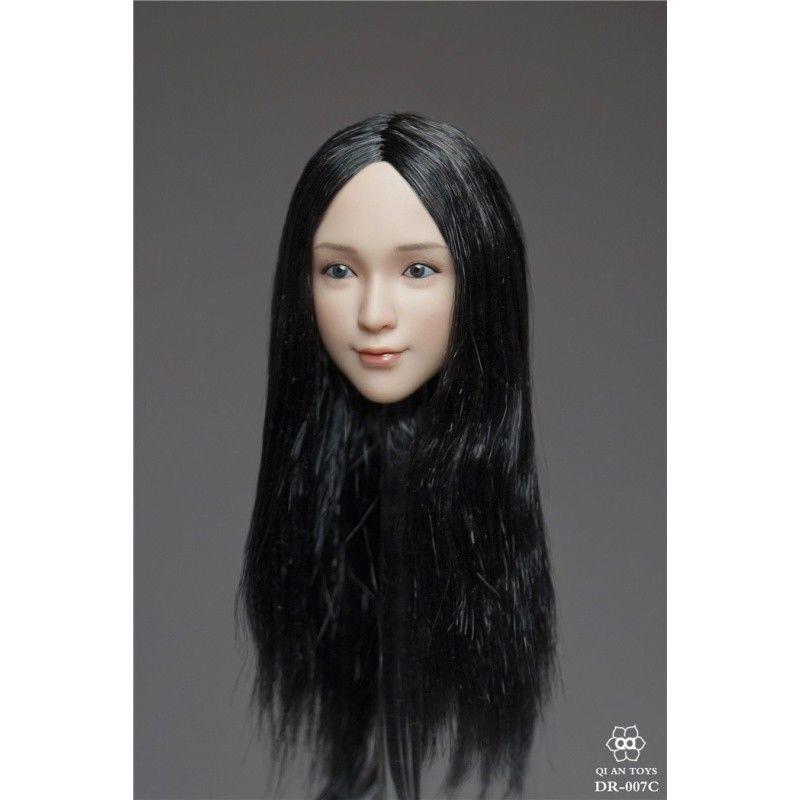 QIAn - NEW PRODUCT: 1/6 QI AN TOYS DR-007  & DR-008 Female Head Sculpture (3 styles each) 475