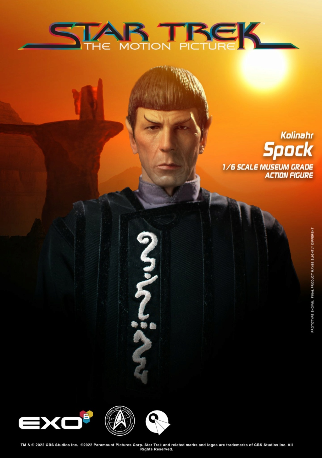 EXO-6 - NEW PRODUCT: EXO-6: STAR TREK: THE MOTION PICTURE: KOLINAHR SPOCK ACTION FIGURE 4754