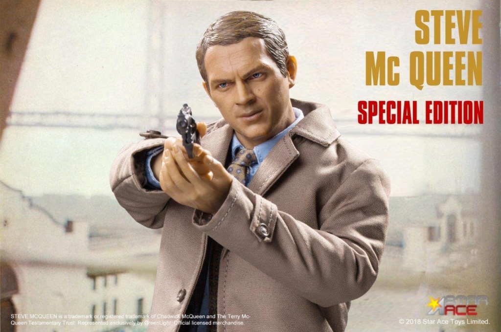 NEW PRODUCT: Star Ace Toys 1/6th Scale Steve McQueen (Special Edition) 12-inch Collectible Figure 478