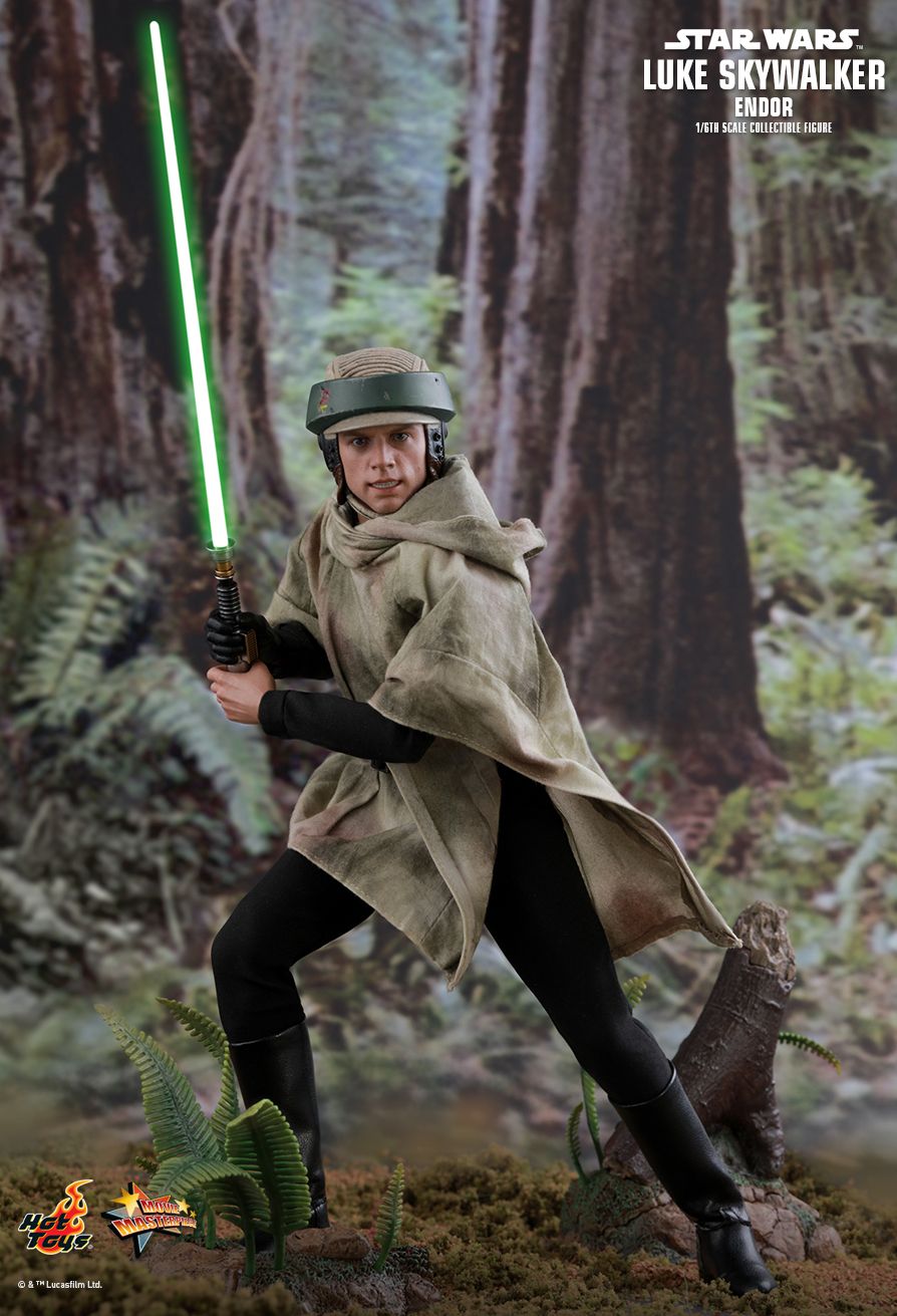 male - NEW PRODUCT: HOT TOYS: STAR WARS: RETURN OF THE JEDI LUKE SKYWALKER (ENDOR) 1/6TH SCALE COLLECTIBLE FIGURE 5115