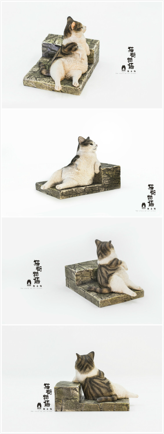 MoeDouble - NEW PRODUCT: Meng Dabu: 1/6 MOE DOUBLE Cat Street Story Cute Cats and Cats Static Animals 5196