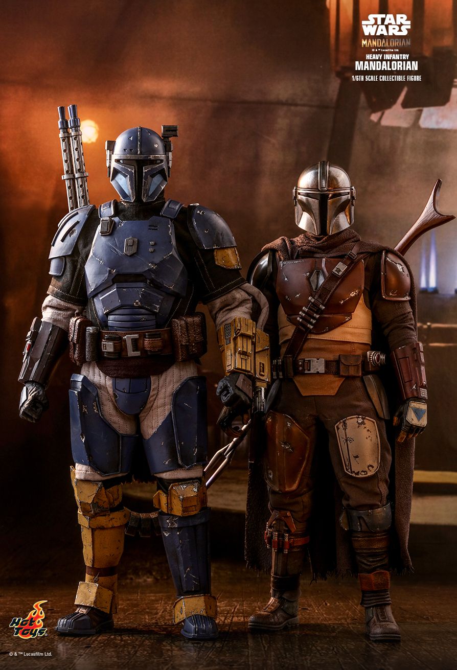 NEW PRODUCT: HOT TOYS: THE MANDALORIAN: HEAVY INFANTRY MANDALORIAN 1/6TH SCALE COLLECTIBLE FIGURE 5283