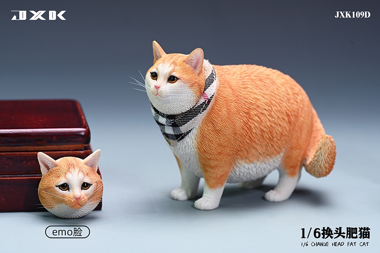 feline - NEW PRODUCT: JXK new 1/6 fat cat JXK109 animal model  52f01310